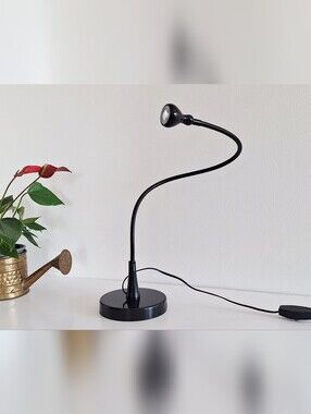 Flexible black metal lamp IKEA